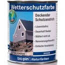 Bild 1 von Biopin Wetterschutzfarbe Felsengrau seidenglänzend 750 ml