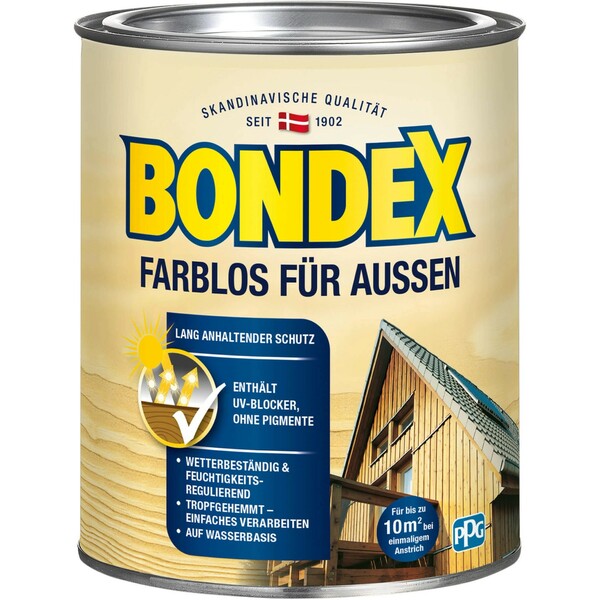 Bild 1 von Bondex Farblos für Aussen 750 ml