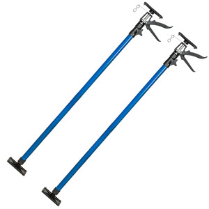 2 Baustützen 115 bis 290 cm blau