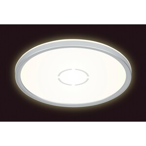 Briloner LED-Deckenleuchte Free ultraflach Weiß-Silber EEK: A-A++