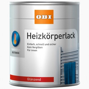 OBI Heizkörperlack Weiß glänzend 375 ml