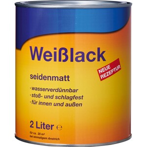 Weißlack seidenmatt 2 l