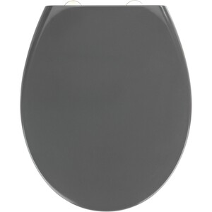 Wenko Premium WC-Sitz Absenkautomatik Samos Grau 37,5 cm x 44,5 cm