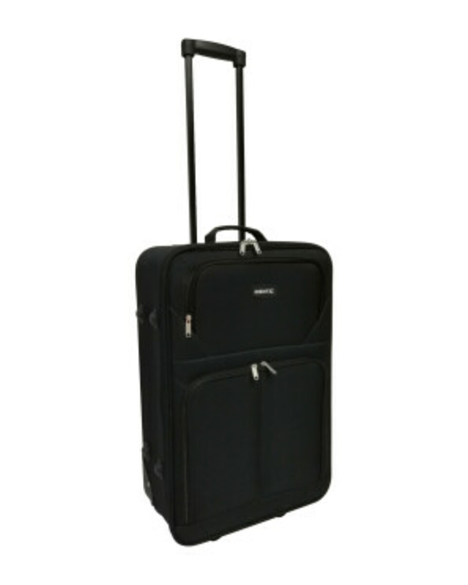 Bild 1 von Schwarzer Stoffkoffer, groß, ca. 66 cm, schwarz