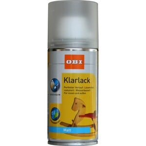 OBI Klarlack Spray Transparent matt wv 150 ml