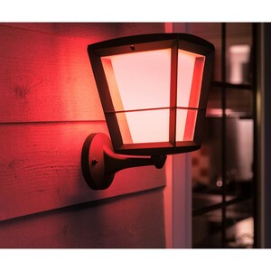 Philips Hue White & Color Amb. Econic LED-Laternenleuchte stehend EEK: A