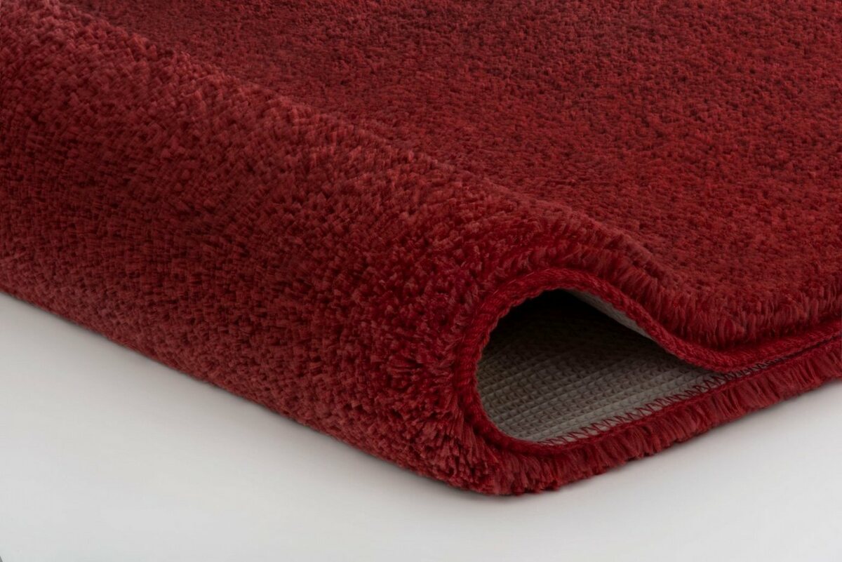 Bild 1 von Badematte Meadow Kleine Wolke, Höhe 30 mm, rutschhemmend beschichtet, fußbodenheizungsgeeignet, Polyester, rechteckig, Badteppich, Uni Farben