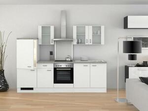 Küchenblock in Weiss inkl. Geräte und Spüle 'Wito'