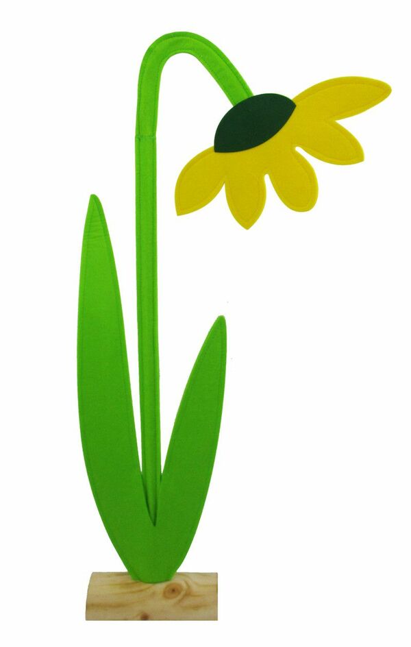 Bild 1 von TrendLine Filz Deko-Blume 40 x 7 x 80 cm