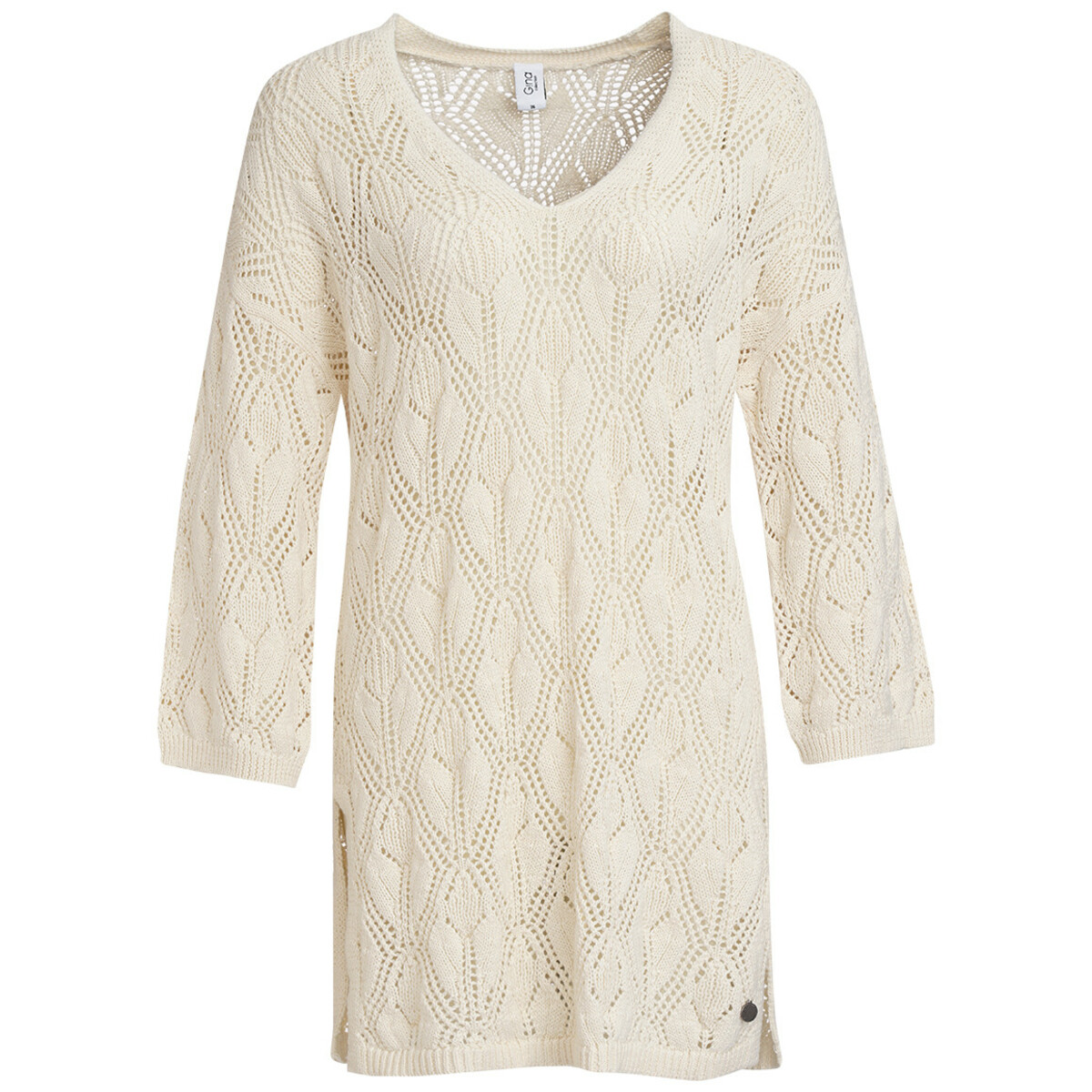 Bild 1 von Damen Strickpullover mit Ajourmuster CREME