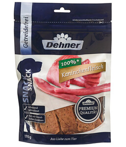 Dehner Premium Hundesnack Kaninchenfleisch, 170g