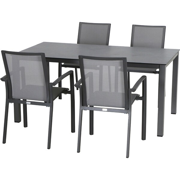 Bild 1 von Siena Garden Dining-Set Velia 5-teilig 4 x Sessel 1 x Lofttisch
