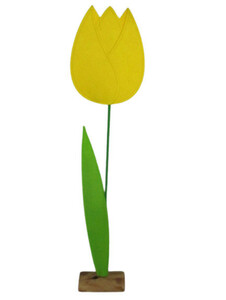 TrendLine Filz Deko-Blume 19 x 8 x 88 cm