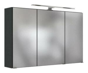 Spiegelschrank in Grau mit LED 'Pienza'
