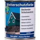 Bild 1 von Biopin Wetterschutzfarbe Tannengrün  750 ml