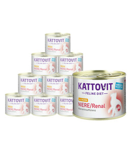 KATTOVIT Feline Diet Nassfutter Niere/Renal, 12 x 185g