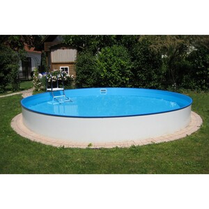 Summer Fun Stahlwand Pool Einbau-und Aufstellbecken Ø 350 cm x 150 cm