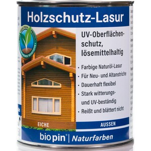 Biopin Holzschutz-Lasur Eiche 750 ml