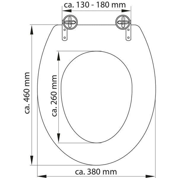 Bild 1 von Eisl WC-Sitz Kunststoff Weiß