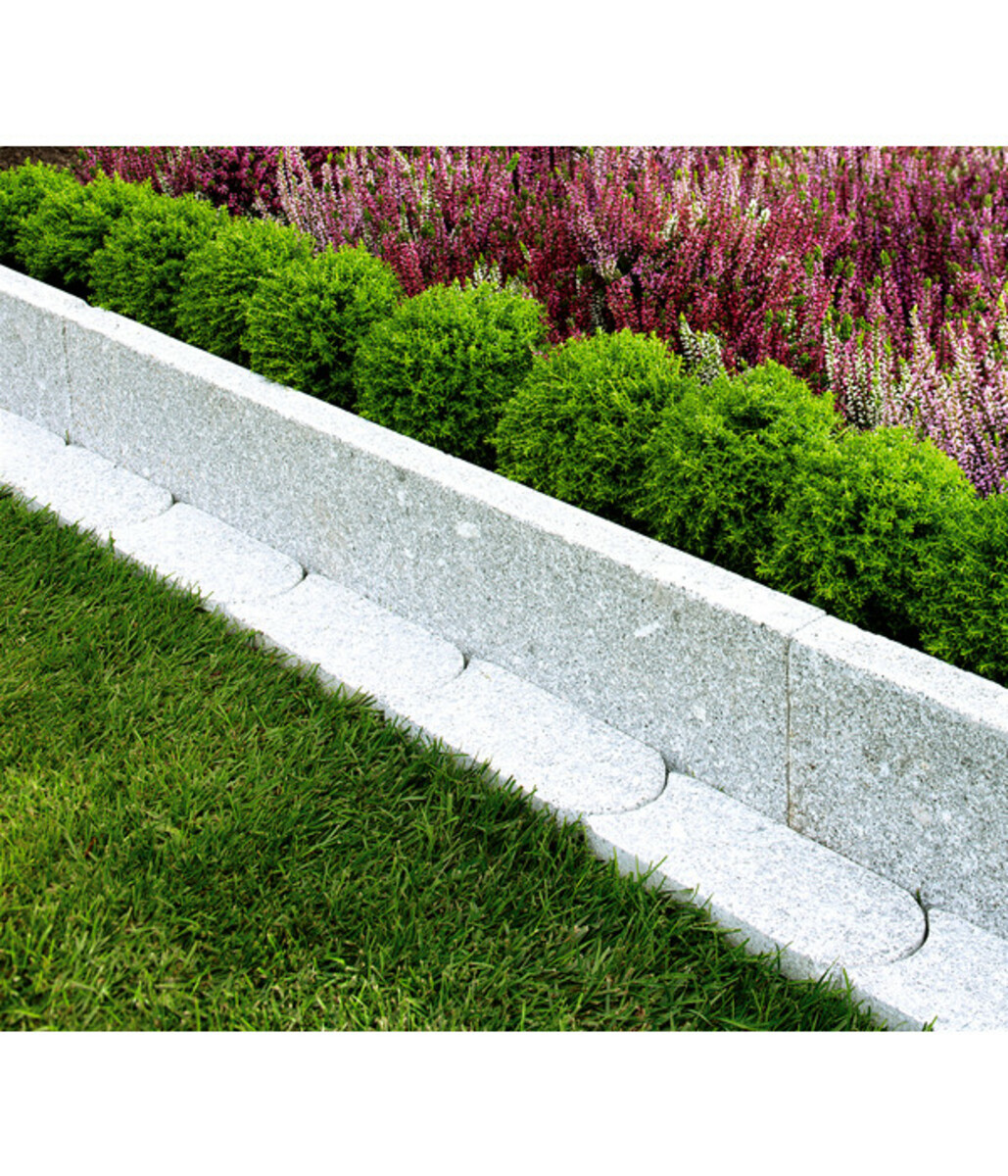 Bild 2 von Dehner Granit Beetkante, grau, 100 x 18 x 4 cm