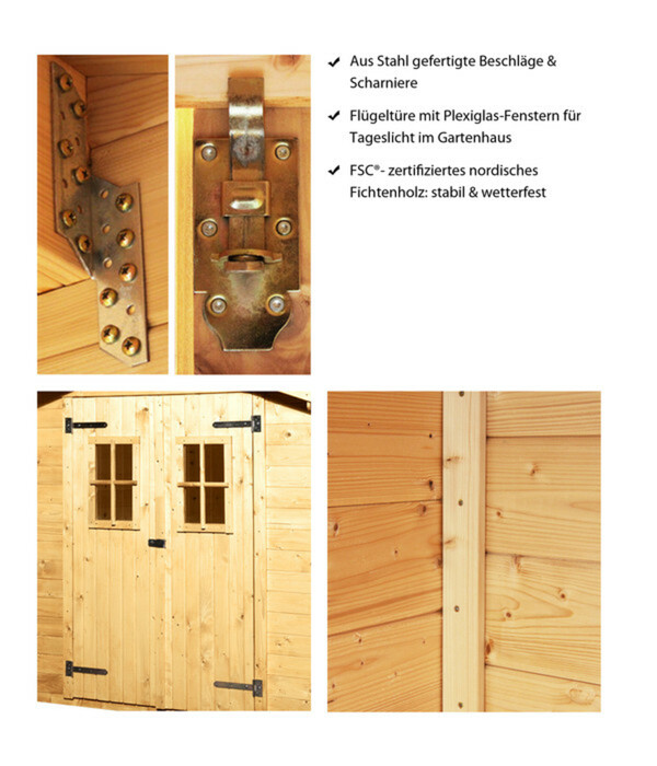 Bild 3 von Weka Gartenhaus Donau, 150 x 200 cm