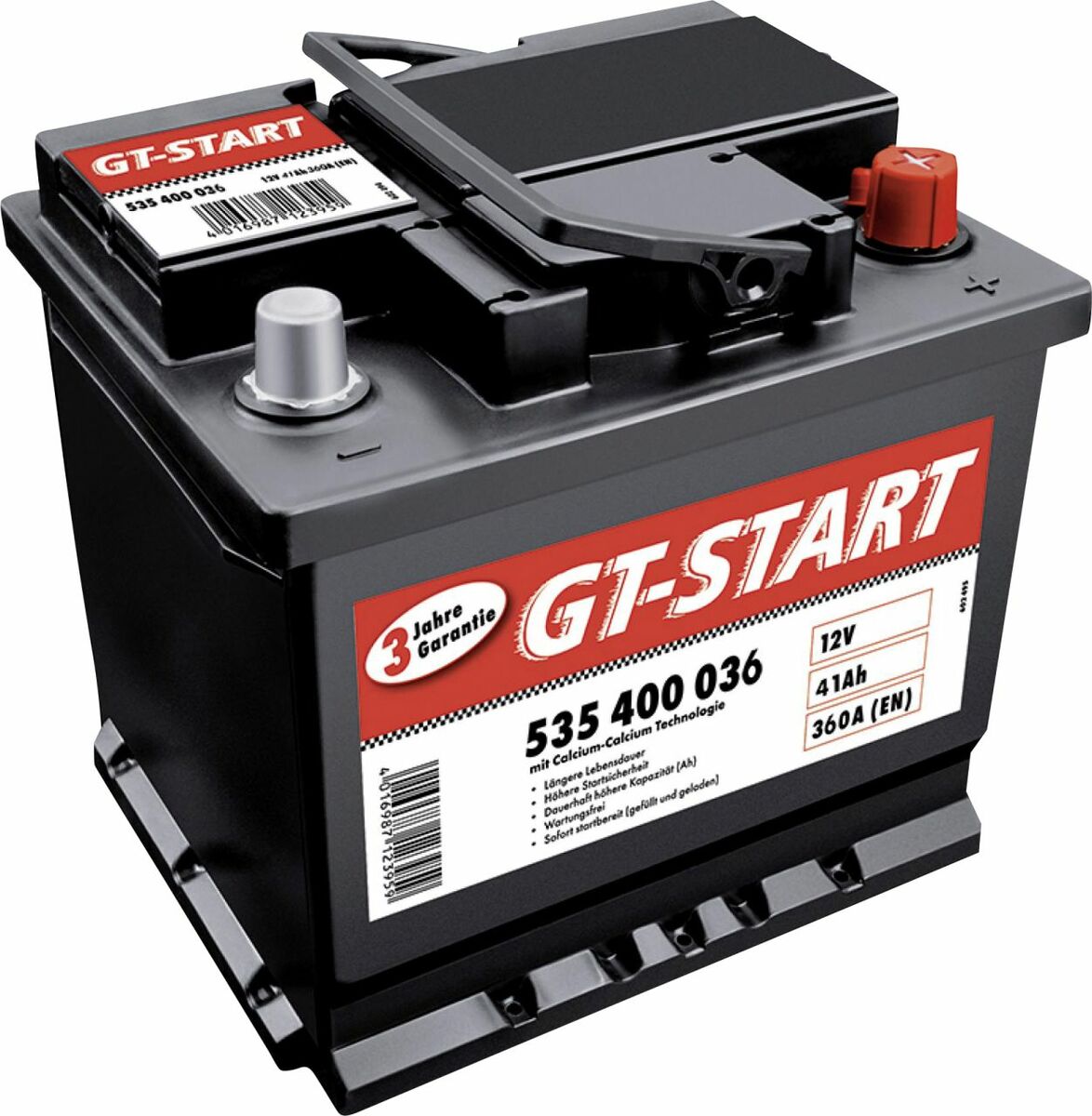 Bild 1 von GT-Start Starterbatterie, 41 Ah 360 A