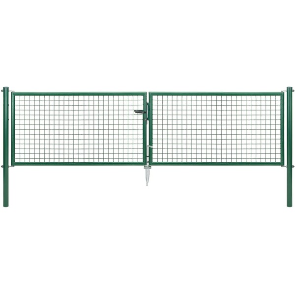 Bild 1 von Doppeltor für Maschendraht- und Fix-Clip Pro-Zaun Grün 75 cm x 300 cm