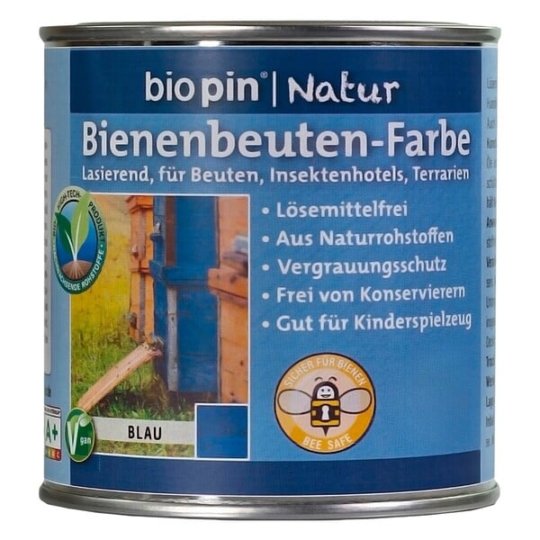 Bild 1 von Biopin Bienenbeutenfarbe Blau 375 ml