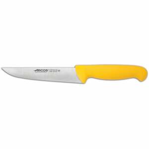 Küchenmesser Arcos Farbe - Prof 290500 Edelstahl Nitrum und mango ergonomische gelbe Polypropylenklinge und 13 cm Klinge, Vitrine