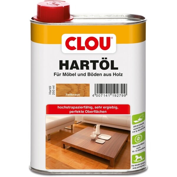 Bild 1 von Clou Hartöl Hellbraun 250 ml