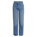 Bild 1 von Damen Straight-Jeans zum Knöpfen HELLBLAU