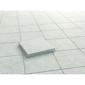 Terrassenplatte Beton Mailand Weiß-Schwarz wassergestrahlt 40 cm x 40 cm x 5 cm