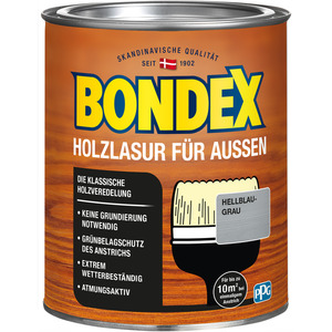 Bondex - 
            Bondex Holzlasur hellblau-grau 750 ml