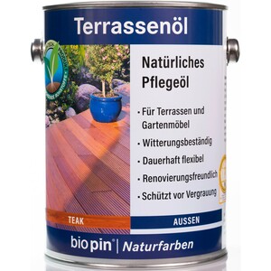 Biopin Terrassenöl Teak 2,5 l