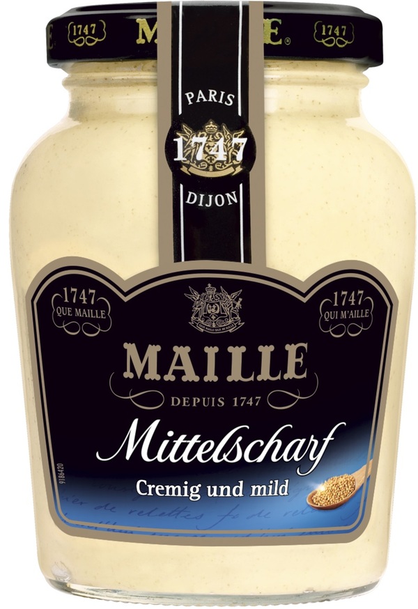 Bild 1 von Maille Senf mittelscharf cremig und mild 200 ml