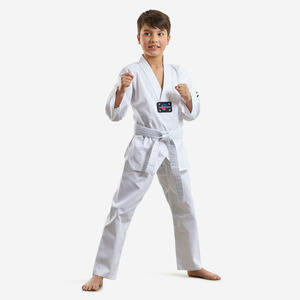 Taekwondo Anzug Kinder Dobok - 100 EINHEITSFARBE