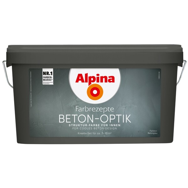 Bild 1 von Alpina Farbrezepte Beton-Optik Komplett-Set