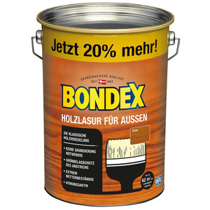 Bondex Holzlasur für Außen Teak 4,8 l