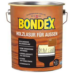 Bondex - 
            Bondex Holzlasur Teak 4 l
