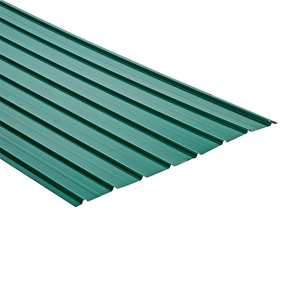 Trapezblech Stahl verzinkt beschichtet grün 200 x 93 cm