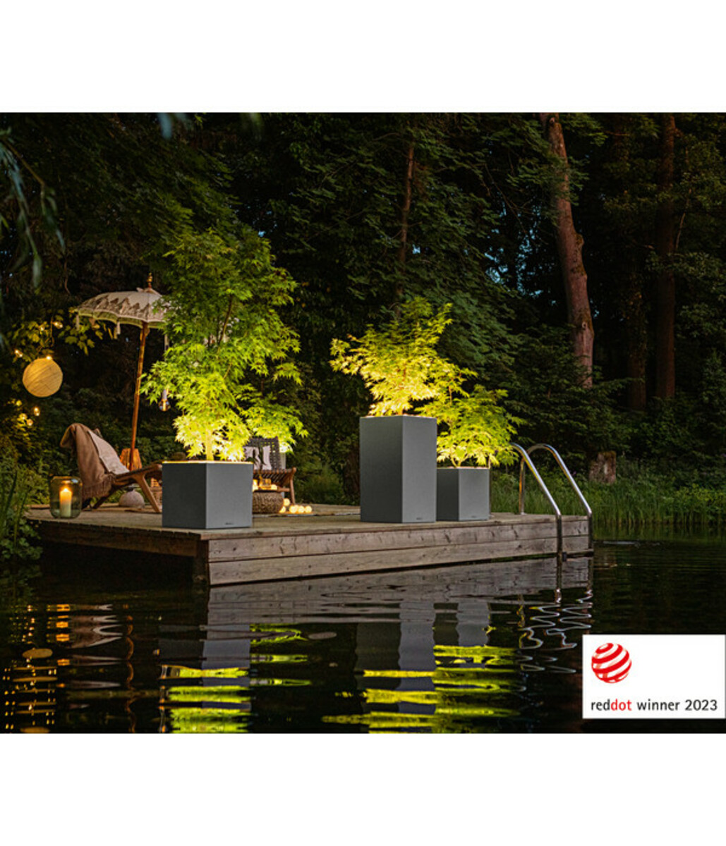 Bild 4 von LECHUZA® Kunststoff-Topf Canto Stone LED inkl. Pflanzeinsatz, rechteckig