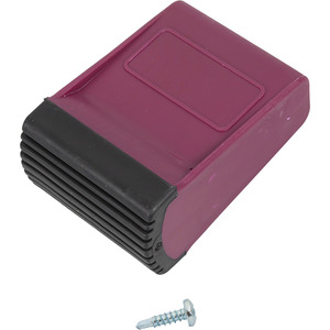 Krause Traversenfußkappe für Stufenleitern schwarz/violett 64 x 25 mm