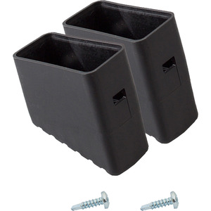 Krause Fußkappen für Tritt- und Stufenleitern schwarz 40 x 20 mm