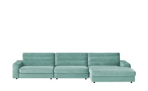 pop Ecksofa Samt  Scarlatti - türkis/petrol - Polstermöbel > Sofas > Ecksofas - Möbel Kraft