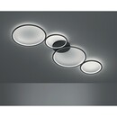 Bild 1 von Trio LED-Deckenleuchte Rondo Schwarz matt