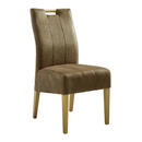 Bild 1 von Celina Home Stuhl eiche massiv braun, eichefarben , Vigo 1 , Holz, Textil , Uni , 48x96x61 cm , lackiert,Echtholz , Stoffauswahl , 002229007701