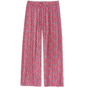 Mädchen Hose mit Plissee-Struktur PINK / ROT