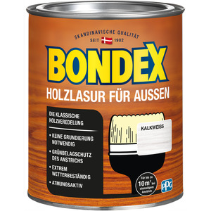Bondex - 
            Bondex Holzlasur kalkweiß 750 ml