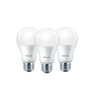 Philips LED-Lampe 3er-Pack E27 60 W Warmweiß EEK: A+