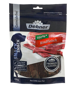 Dehner Premium Hundesnack Rindfleisch, 170g